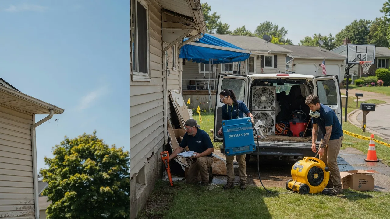 Ceiling Leak Cleanup in Moores Hill, IN near me
